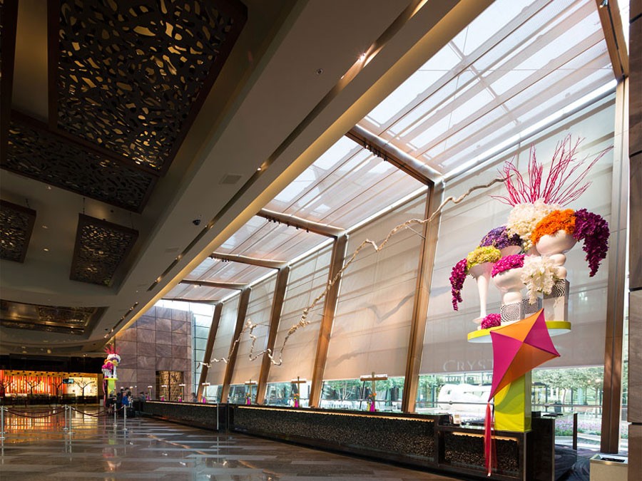 Aria Hotel Lobby at CityCenter<sup>TM</sup>, Las Vegas.